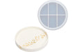 Jesmonite Giessform Silikon Runde Schale Ø 18,5cm x 2,3cm