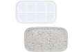 Jesmonite Giessform Silikon Schale 26,4cm x 15,1cm x 2,2cm