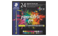 STAEDTLER Pigment Brush Pen 24er Schachtel Pigment