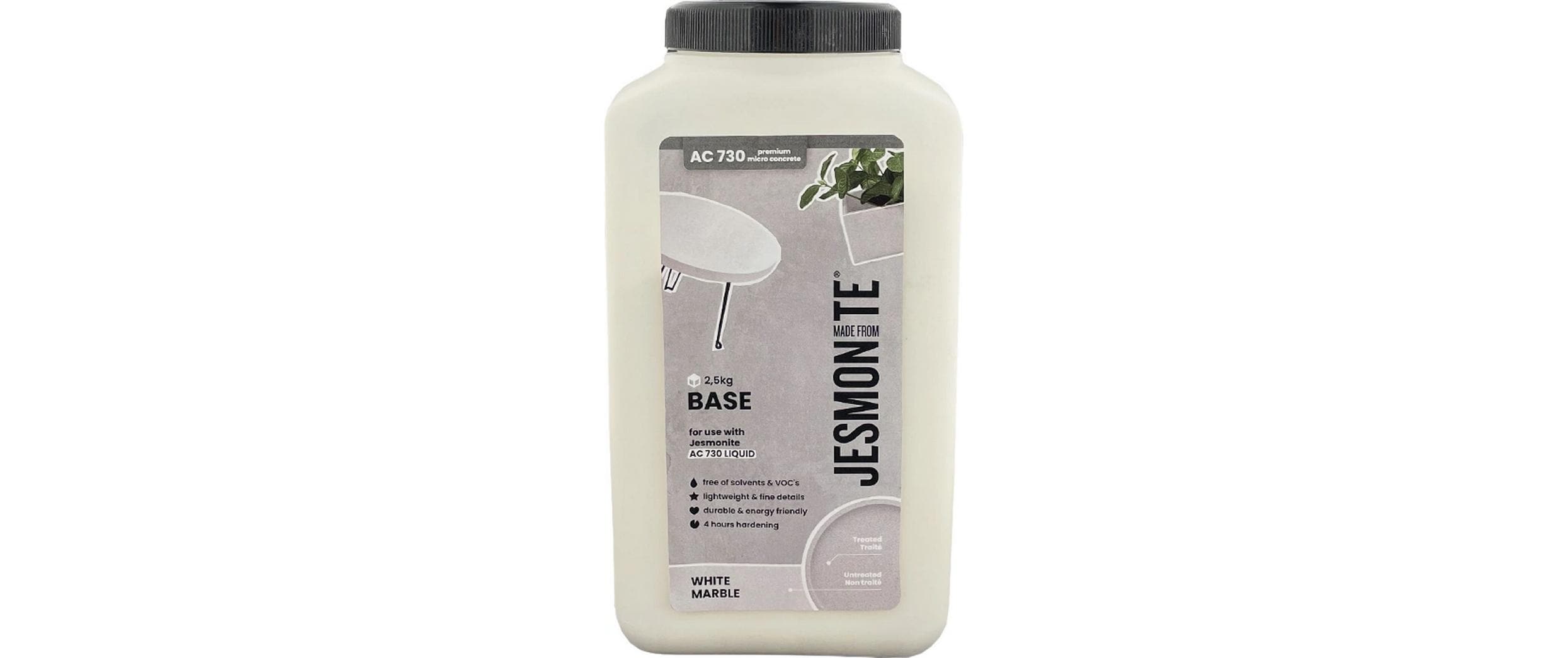 Jesmonite Pulverbasis A730 2.5 kg, Whtie Marble