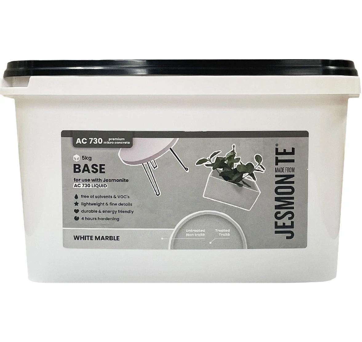 Jesmonite Pulverbasis A730 5 kg, White Marble