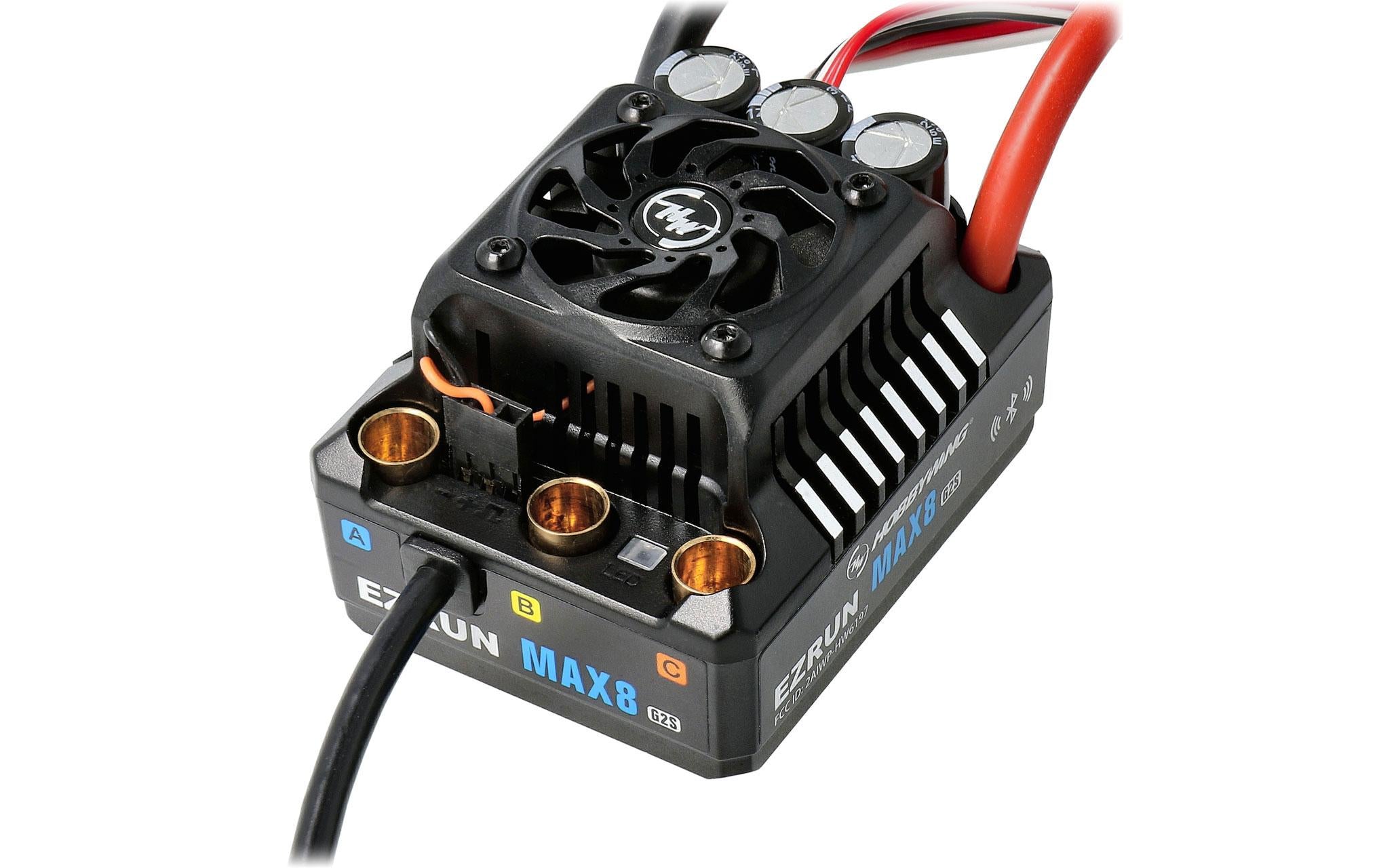 Hobbywing Ezrun MAX8 G2S Regler 160 Amp, 3-6s LiPo, BEC 6A