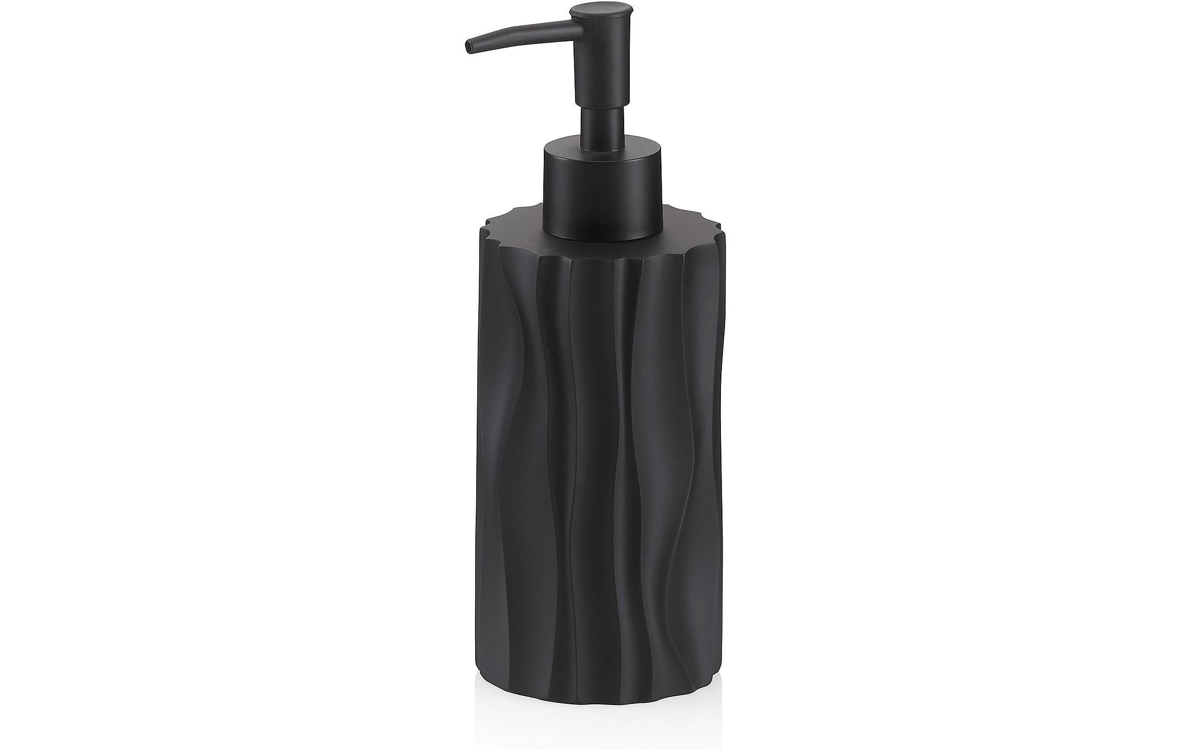 Kela Seifenspender Merida Grösse: 7 x 19 cm, 200ml, Schwarz