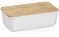 Kela Brotkasten Apart Bambs/Kunststoff, Weiss
