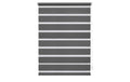 Gardinia EASYFIXDoppelrolloM.Monatgeschiene Anthrazit, 100% Polyester, 90 x 220 cm