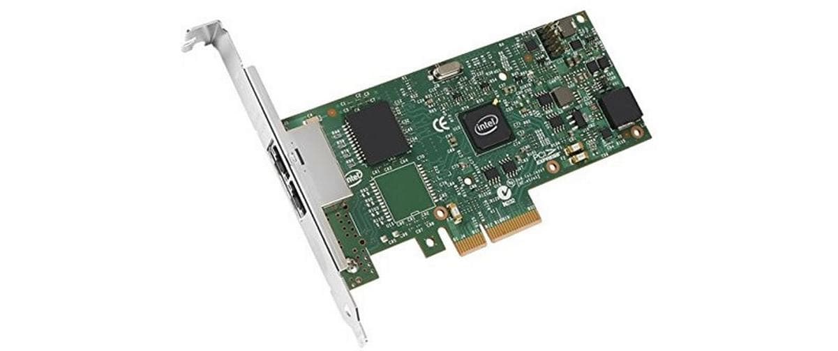 Intel I350T2v2: 2 Port Server Adapter PCI-Express-x4, Intel I350, Retail
