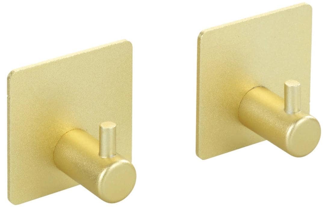 Wenko Handtuchhalter Ureo Aluminium, 2 Stück, Gold