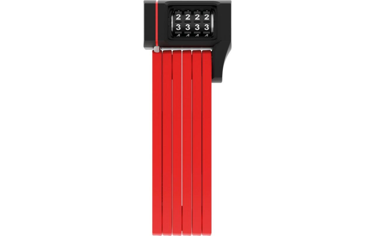 Abus Faltschloss uGrip Bordo Combo 5700/80 Code m.Halter SH 5700/80 rot