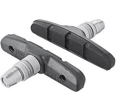 Shimano M70T3, Bremsschuhe, Paar mit Befestigungsmuttern