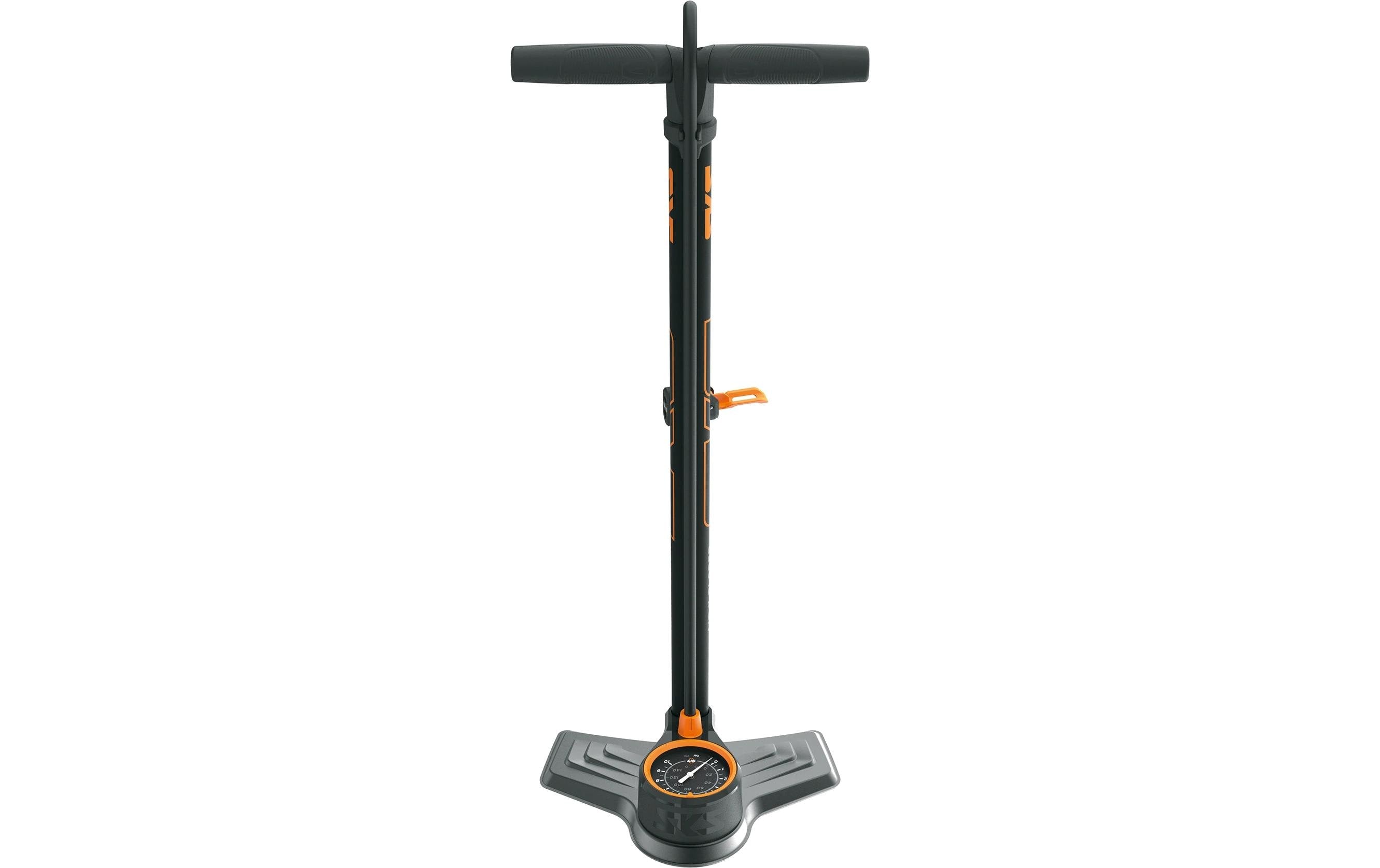 SKS Standpumpe Air-X-Plorer 10.0 Stahl Multi Valve schwarz/orange