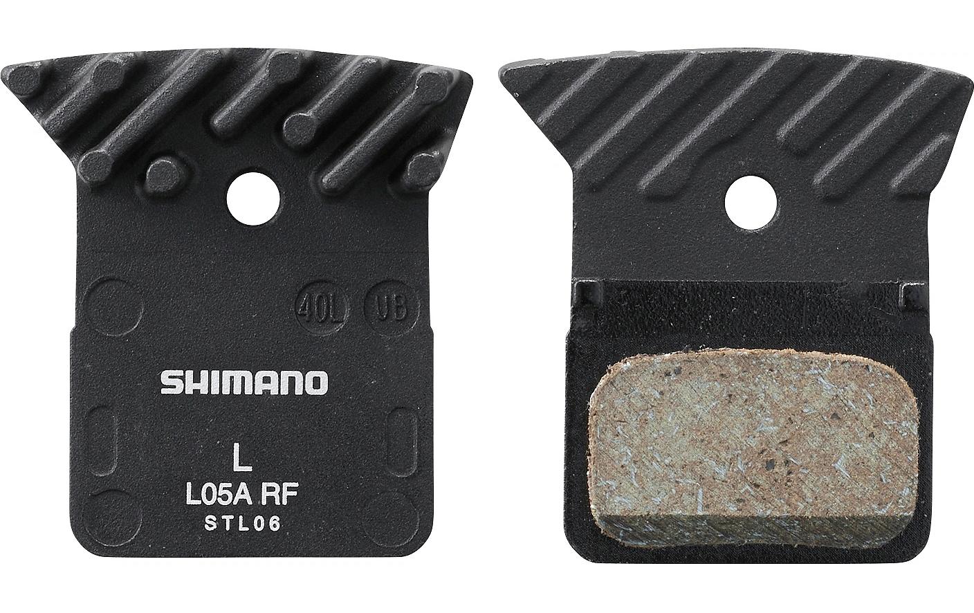 Shimano Bremsbeläge L05A Kunstharz mit Feder, ohne Sicherungclip