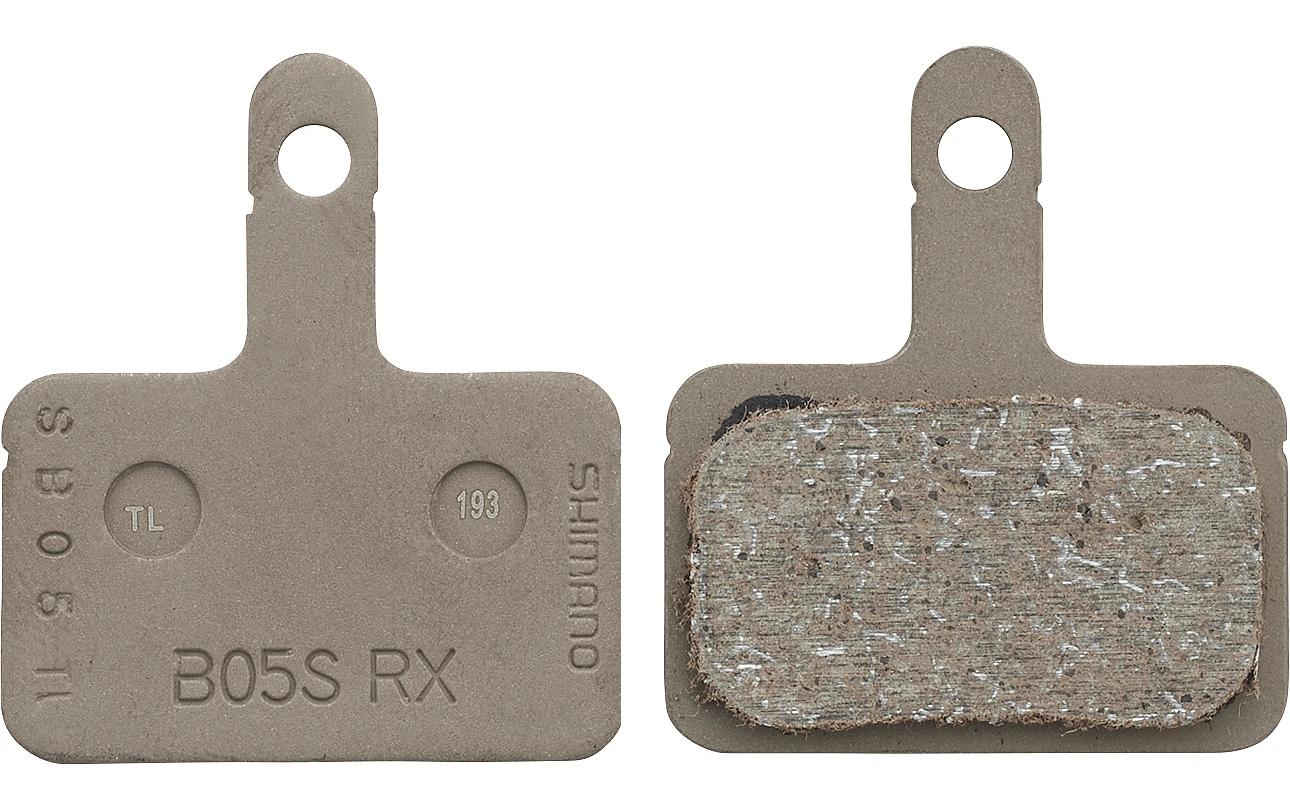 Shimano B05S, Bremsbeläge, Kunstharz mit Feder und Clip
