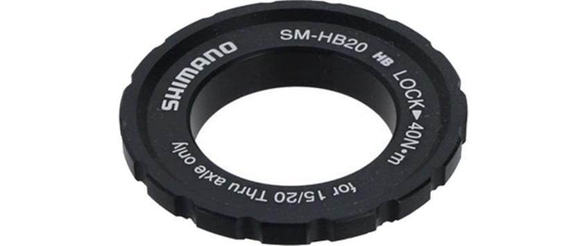 Shimano Lock-Ring Bremsscheibe 15/20mm Steckachse