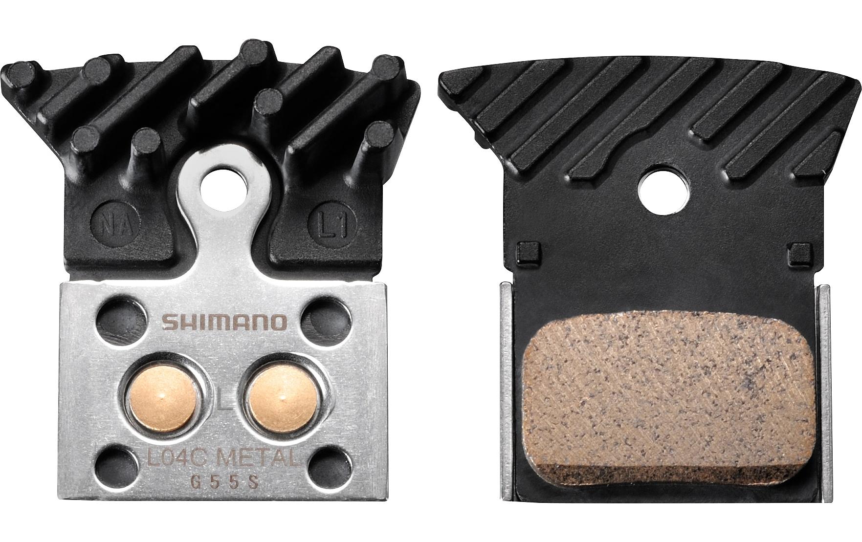 Shimano Bremsbeläge BPL04CMFA Metall mit Lamellen Paar