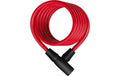 Abus Spiralkabelschloss Star 4508K/150, ohne Halter rot
