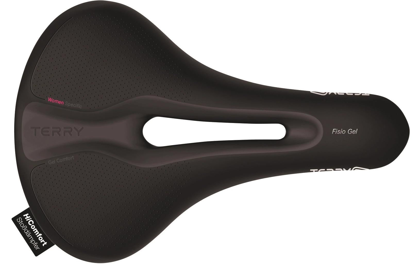TERRY Fisio Flex Gel Max Lady Schwarz, mit Öffnung