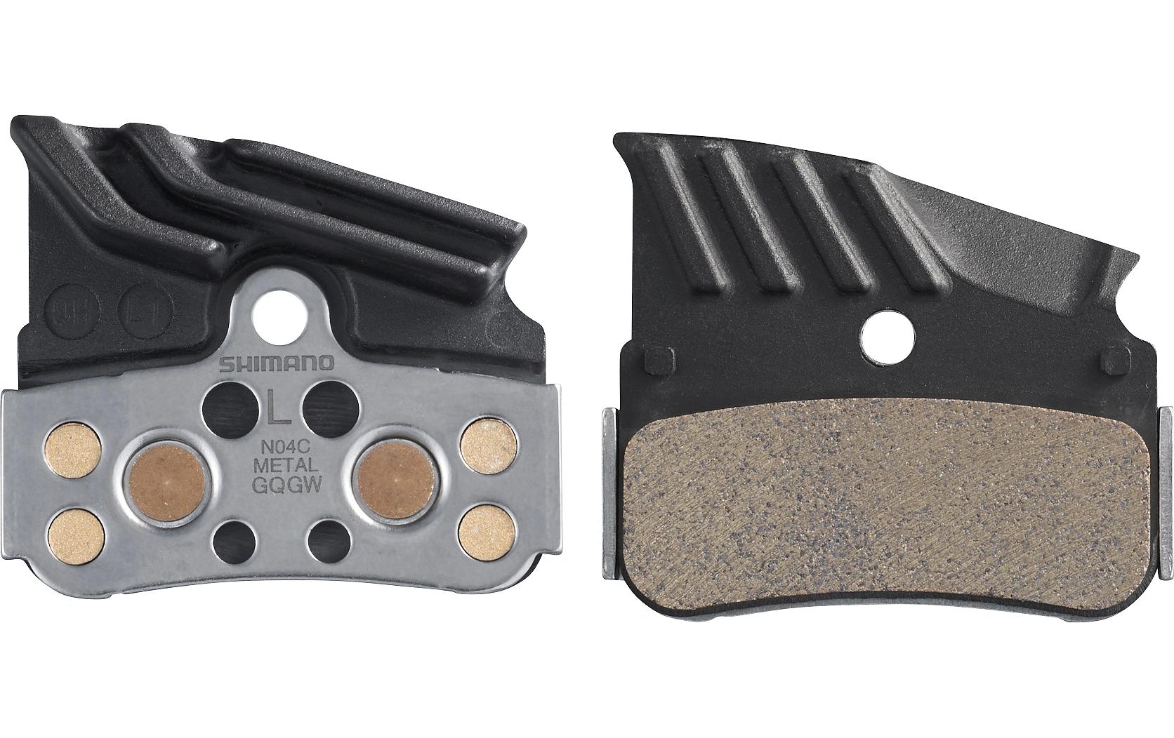 Shimano Bremsbeläge N04C N04C Metall mit Lamellen
