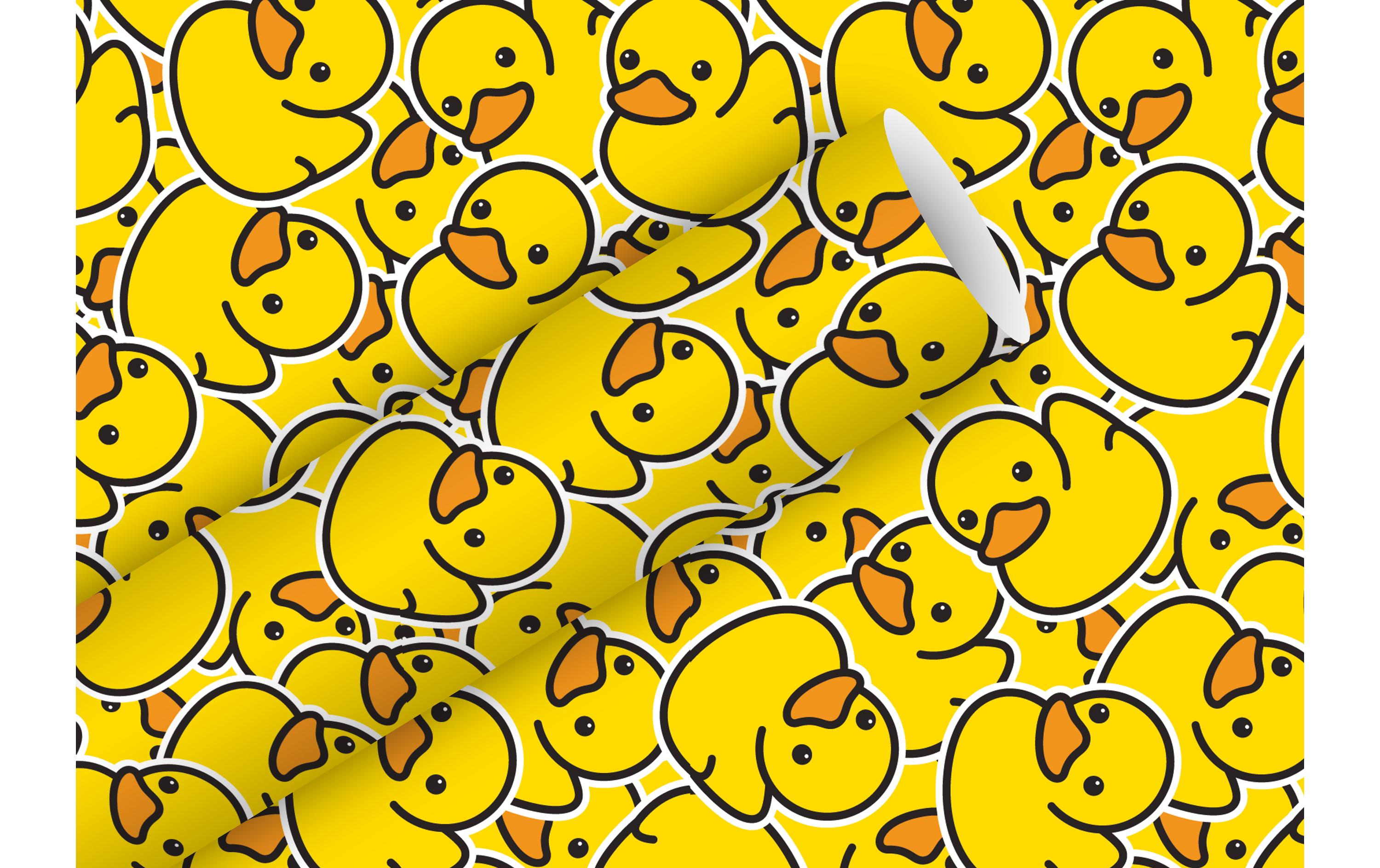 B+C Geschenkpapier 2  m x 70 cm Little Ducks, 80 gm2