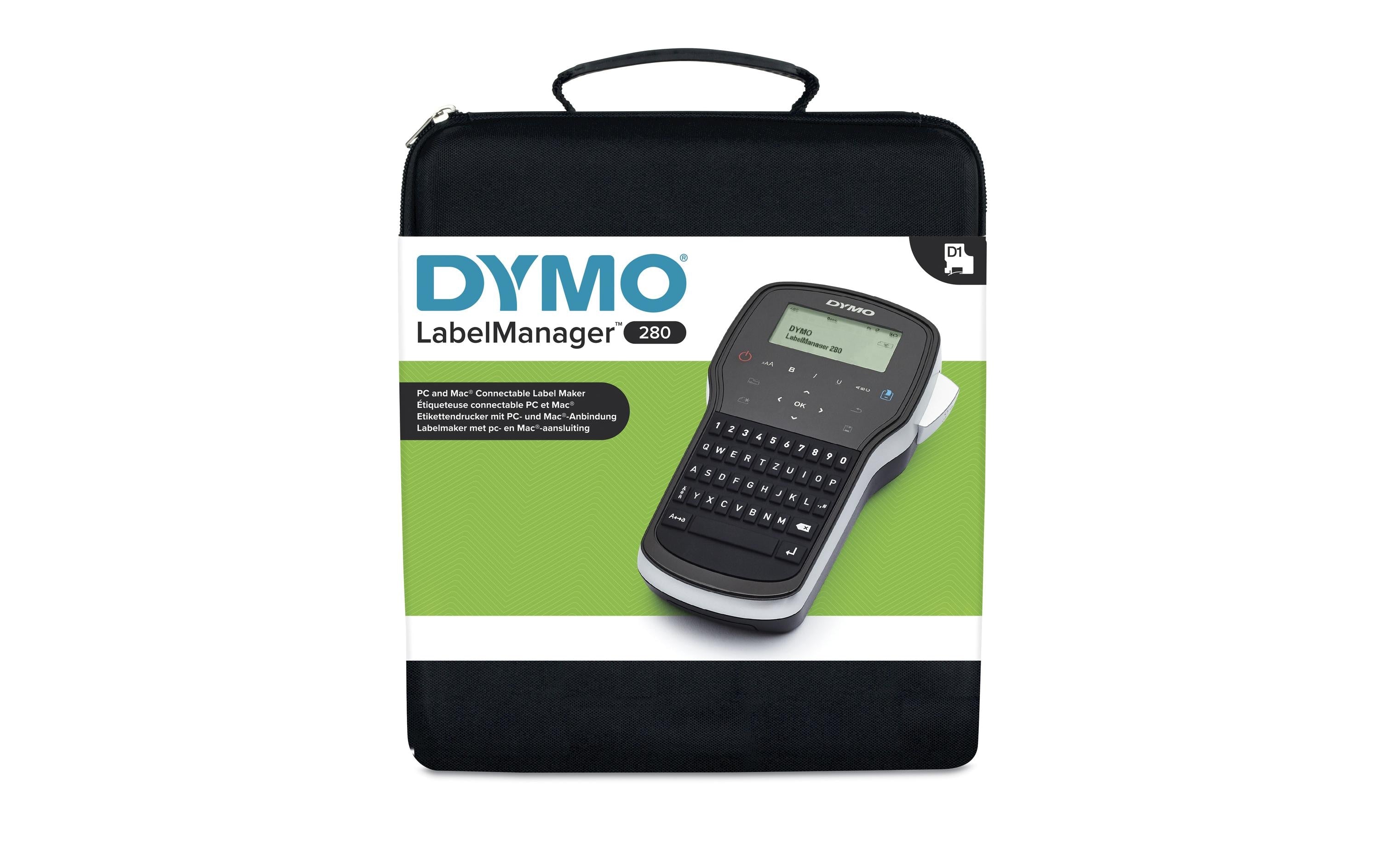 DYMO LabelManager 280, portabel grafisches Display, einfache Tastatur