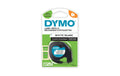 Dymo LetraTag Beschriftungsband, Plastik Weiss, 12mm x 4m - für alle LetraTag Geräte