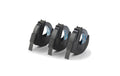 Dymo Prägebänder, 9mmx3m, schwarz Prägeband 3er-Blister, glänzend schwarz