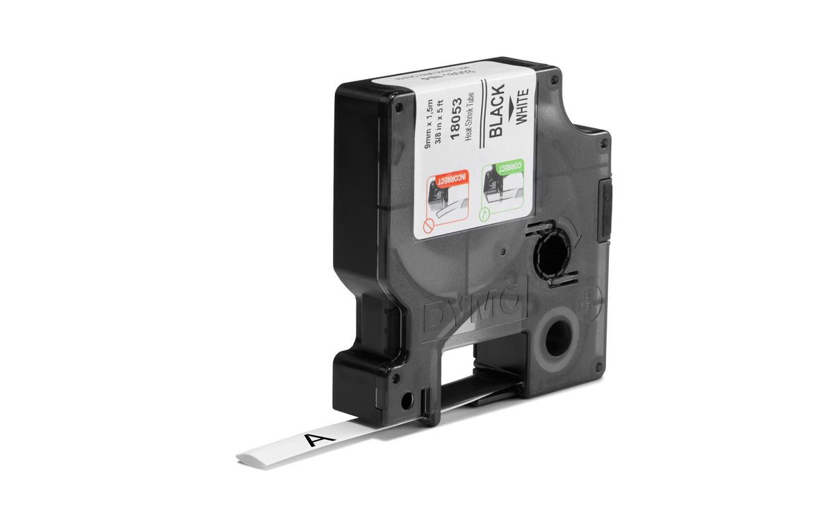 Dymo Rhino Heissschrumpfschlauch 9mm, Kabeldurchmesser: 1.73-3.73mm, L=1.5m