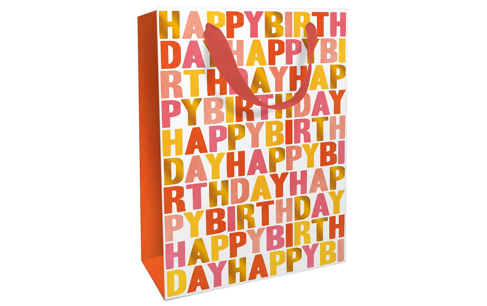 B+C Geschenktasche Birthday Grösse:  26x36x13 cm