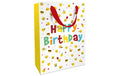 B+C Geschenktasche Birthday Smileys Grösse:  26x36x13 cm