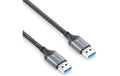 Sonero USB-A - USB-A Kabel, 1.0m Nylon Mantel, USB 3.0, 5Gbps