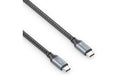 Sonero USB-C - USB-C Kabel, 1.0m Nylon Mantel, USB 3.2 Gen1, 5Gbps