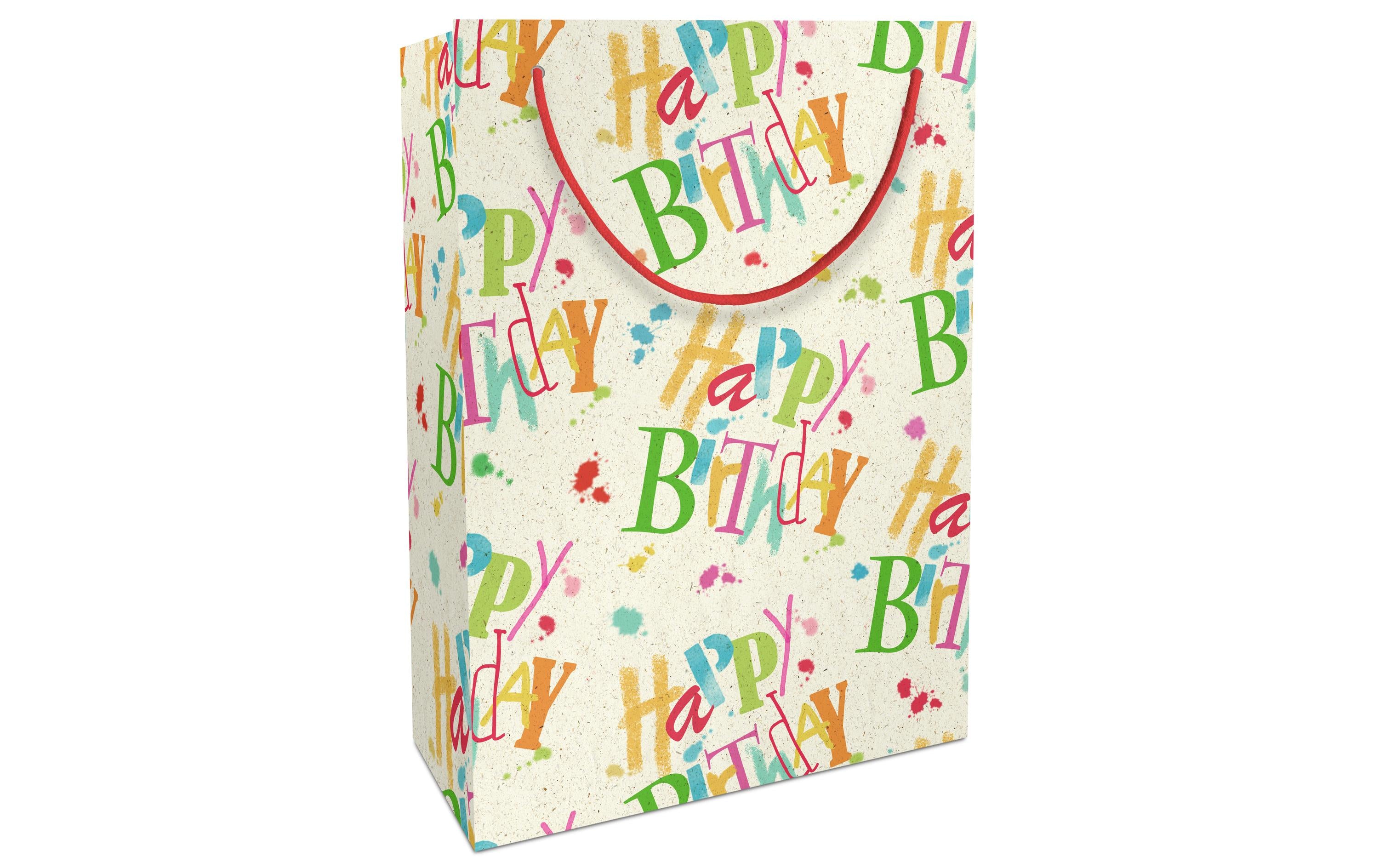 B+C Geschenktasche Birthday Dance Grösse:  23x33x11cm