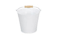 COCON Eimer, weiss, Eisen 16x14.5cm