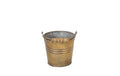 COCON Eimer, gold antik, Eisen, Shabby Chic 10x9cm