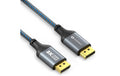 Sonero 8K Displayport 1.4 Kabel, 3.0m Nylon Mantel, 8K/60Hz