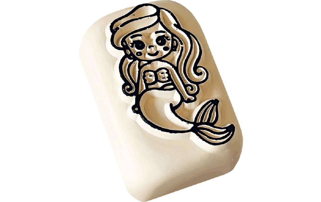 LaDot Stempel Meerjungfrau Grösse: Medium, 2.5 x 5 cm
