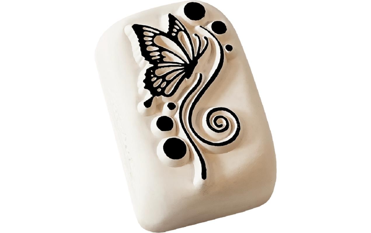 LaDot Stempel Schmetterling Grösse: Medium, 2.5 x 5 cm