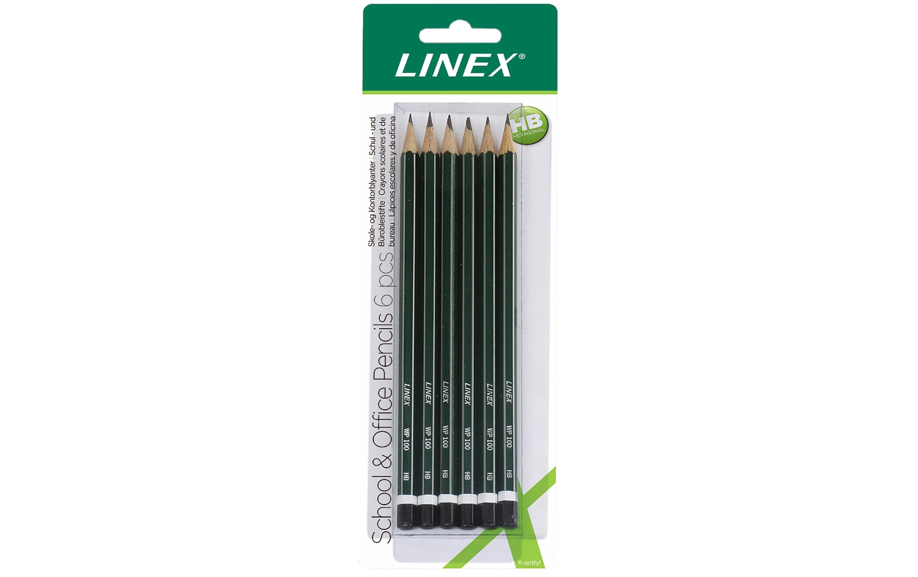 Linex Schulbleistift WBP100 HB Pack à 6 Stück