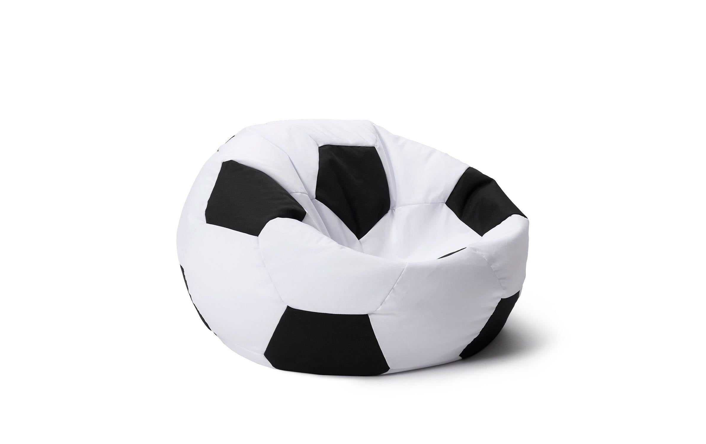 Lumaland Sitzsack Fussball 300 Liter EPS-Perlen, 50 % PVC / 50% Polyester