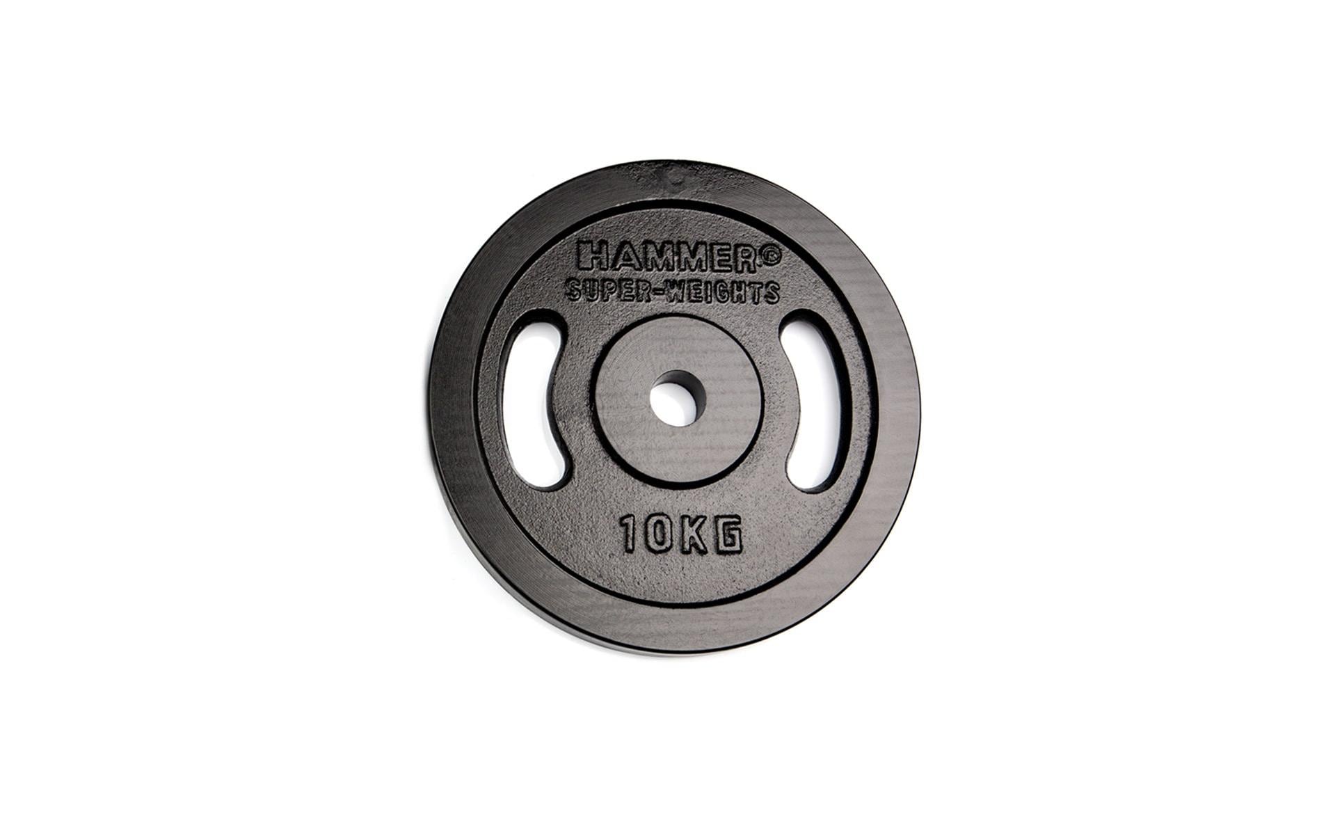 HAMMER Hantelscheibe 1x 10 kg Dicke: 30mm