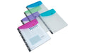 Rapesco A4-Druckknopf-Dokumentenmappe assortierte Farben, 5 Stk.