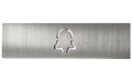 Doorbird Namensschild Glocke D11x Edelstahl V4A Brushed