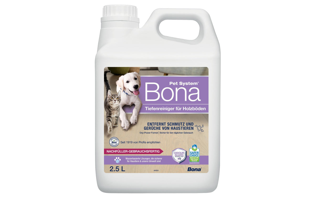 Bona Tiefenreiniger Nachfüllkanister 2.5 L Pet System, für Holzböden