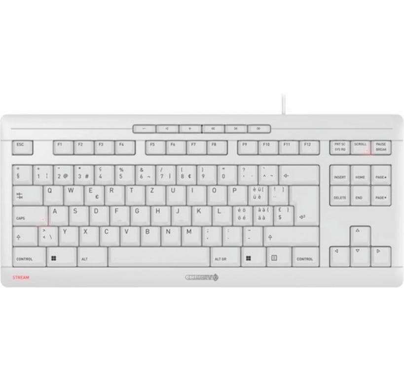 Cherry STREAM TKL kompakt weiss