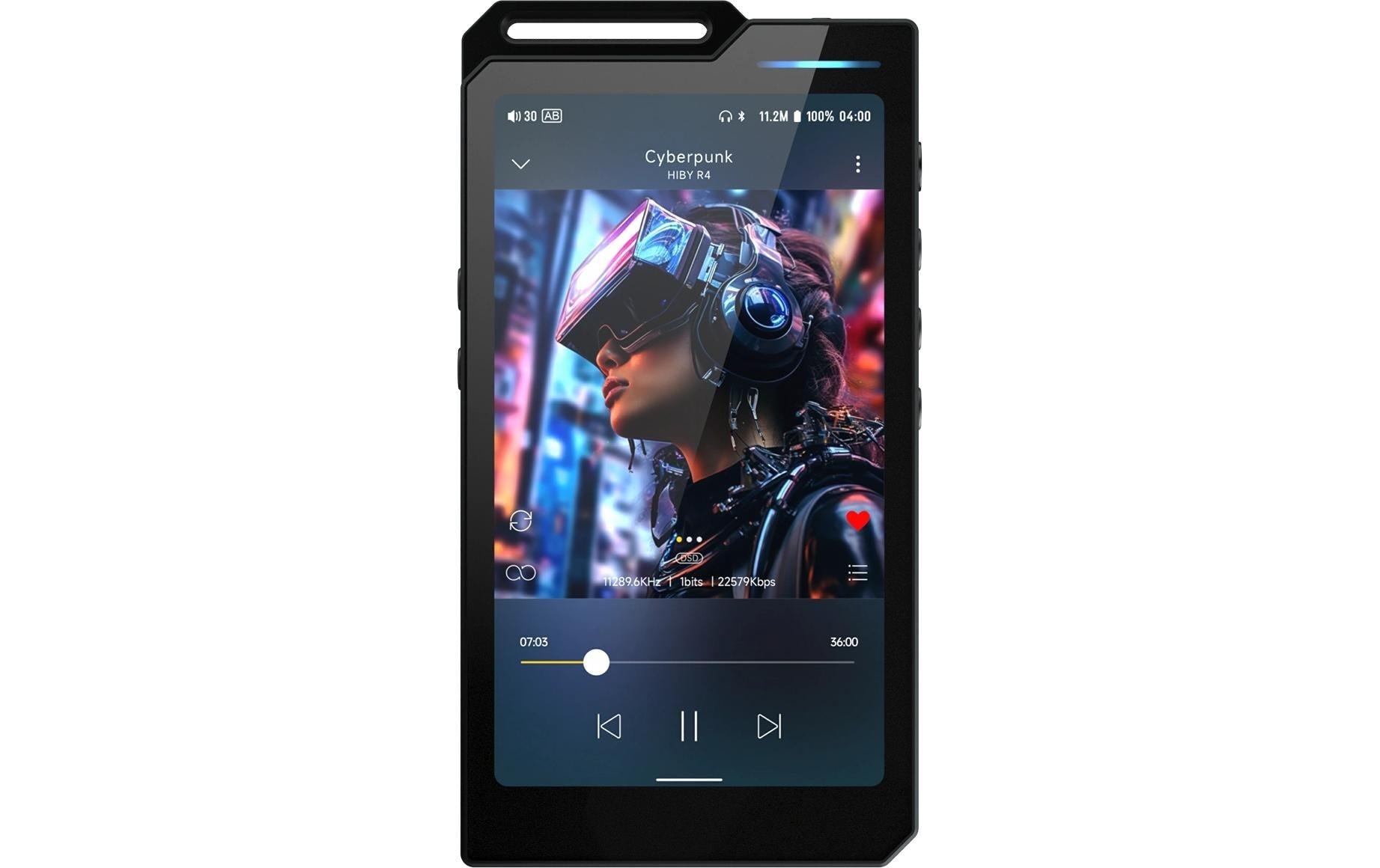 HiBy R4 Schwarz Hi-Res Musikplayer, Android 12, 32 GB