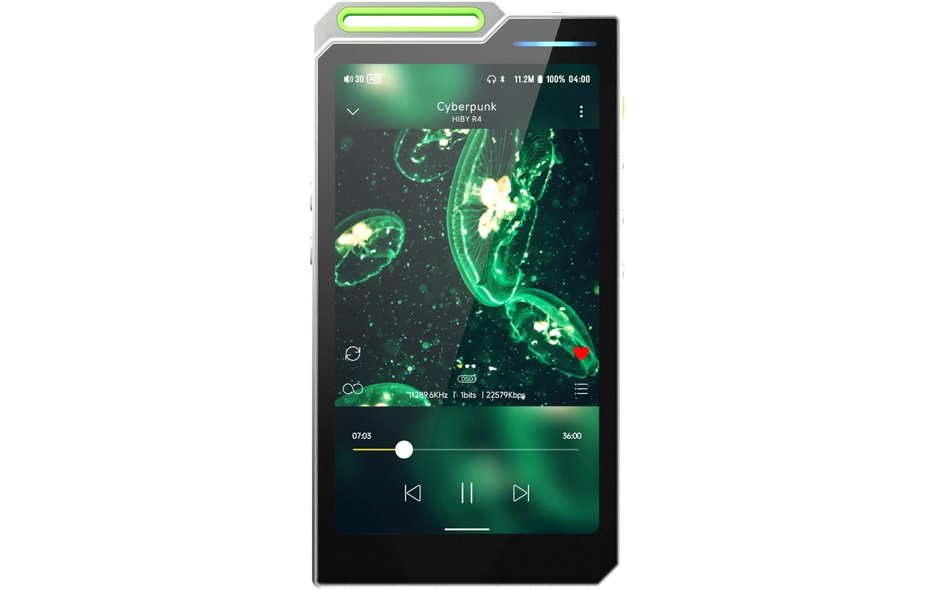 HiBy R4 Grün Hi-Res Musikplayer, Android 12, 32 GB