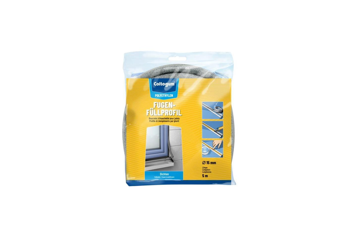Coltogum Fugenfüllprofil 20mmx50m 3,20mmx38mmx1,5m schwarz