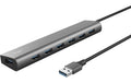 Trust Halyx USB 3.2 Gen1-Hub mit 7 Ports USB-A HUB mit USB-C Input