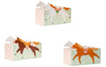 Partydeco Snackboxen Pferd 17 x 11 x 7.5 cm, 3 Stk