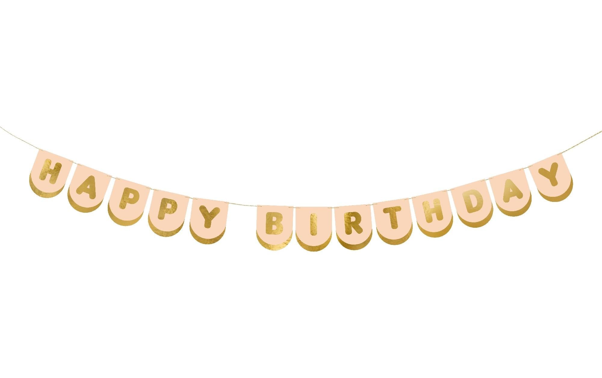 Partydeco Girlande Pferd rosa, 2.5 m, H: 13.5 cm L: 150 cm