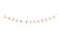 Partydeco Girlande Katze rosa, H: 12 cm, L: 2.8 m
